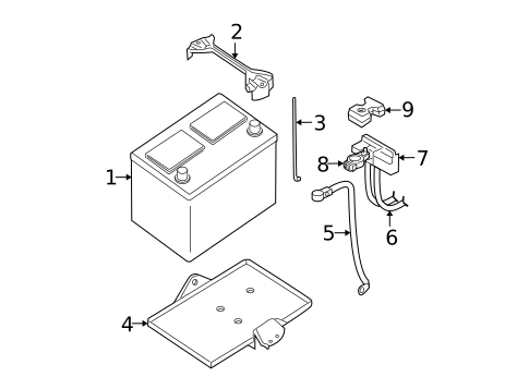 Battery for 2012 Nissan Pathfinder #0