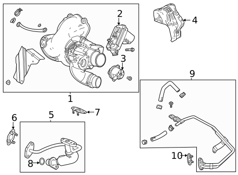Turbo Charger for 2022 Cadillac CT5 #1