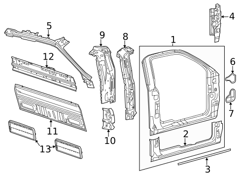 Back Panel for 2012 Ford F-150 #0