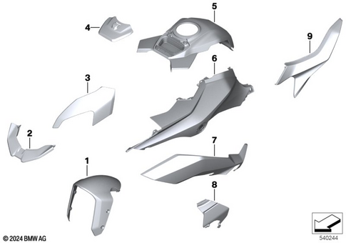 Painted Parts for 2025 BMW-Motorrad M 1000 XR #0
