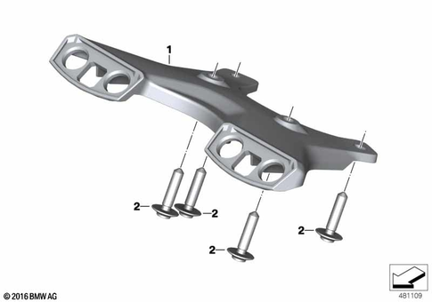 Motorcycle Trim Section, Windshield for 2019 BMW-Motorrad R nineT Racer #7