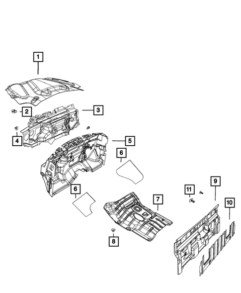 Carpets, Floor Mats, Load Floor, and Silencers for 2020 Ram 1500 #1
