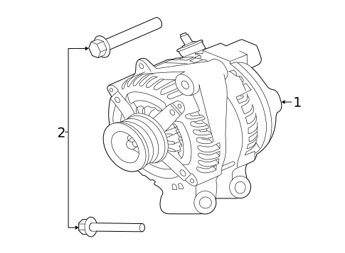 Alternator for 2017 Jaguar XE #4