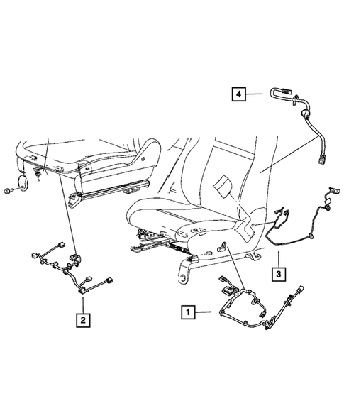 Wiring, Body and Accessories for 2011 Dodge Grand Caravan #2