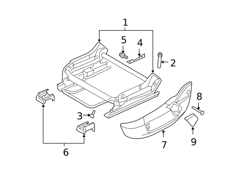 Tracks & Components for 2006 Dodge Charger #1