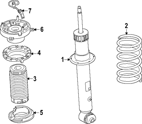 Struts & Components for 2025 BMW M5 #1