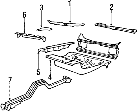 Rear Body for 1987 Volvo 245 #0