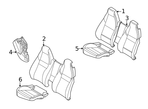 Rear Seat Components for 2013 Porsche Panamera #5