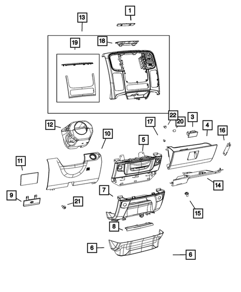 Instrument Panel for 2018 Ram 3500 #1