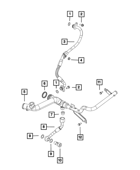 Water Pump and Related Parts for 2015 Jeep Renegade #0