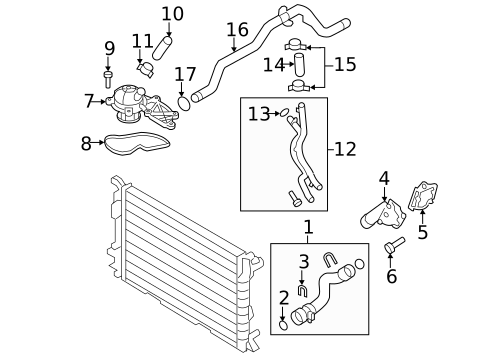 Hoses & Lines for 2010 Audi Q5 #0