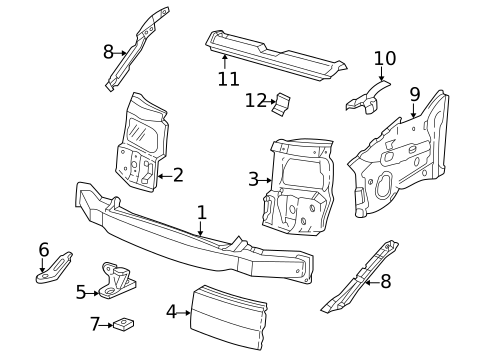 Front Panel for 1995 Volkswagen EuroVan #0