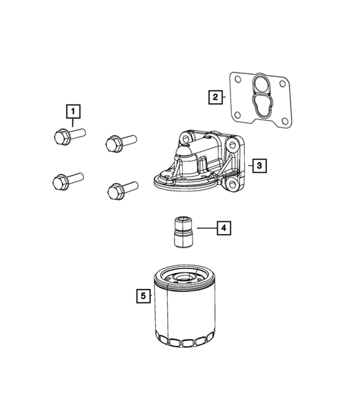Engine Oiling, Oil Pan and Indicator (Dipstick) for 2019 Ram ProMaster City #1