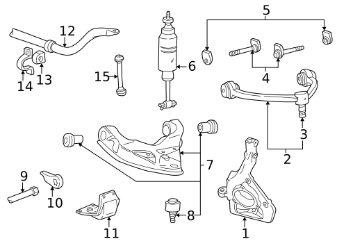 Suspension, Springs & Related Components for 1996 Ford Explorer #0