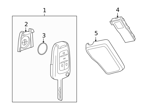 Keyless Entry Components for 2014 GMC Terrain #0