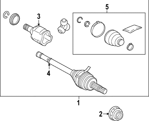 Axle Shaft & Joints for 2024 Lexus NX350 #1