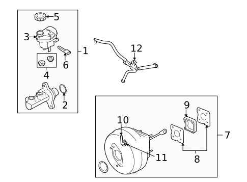 Brake Hydraulics for 2010 Ford Taurus #1