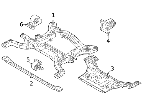 Suspension Mounting for 2022 Kia EV6 #1