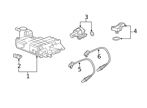 Powertrain Control for 2010 Cadillac SRX #1
