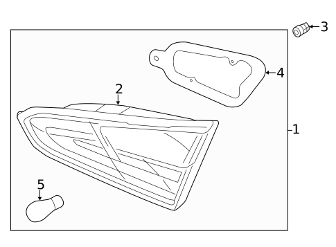 Backup Lamps for 2014 Kia Forte Koup #1