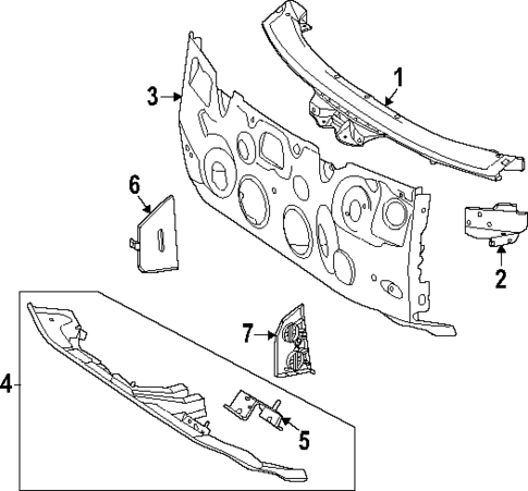 Cowl for 2023 Mercedes-Benz EQE AMG® #1