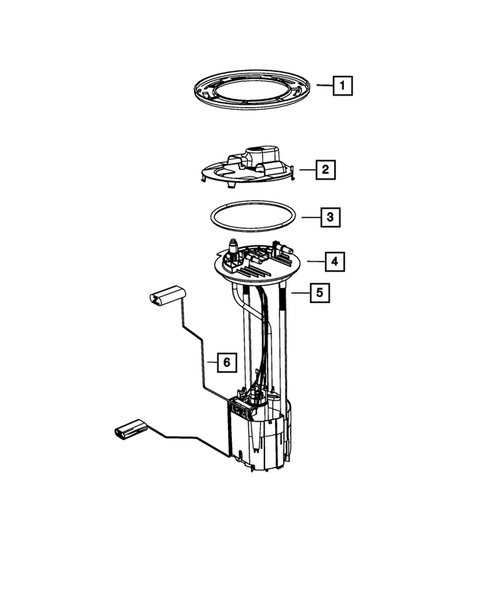 Fuel Pump and Sending Unit for 2010 Dodge Ram 3500 #5