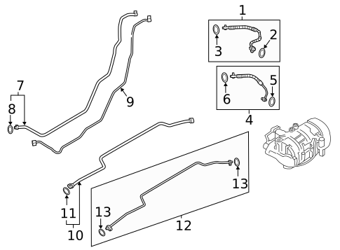 Hoses & Pipes for 2022 Porsche 718 Spyder #0