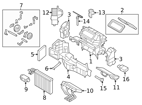 Condenser, Compressor & Lines for 2017 BMW X5 #1