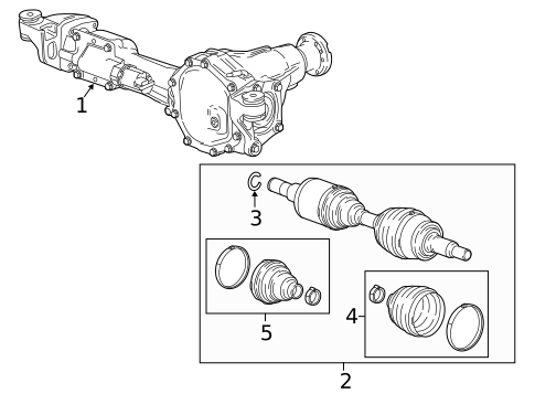Axle & Differential for 2021 Chevrolet Colorado #0