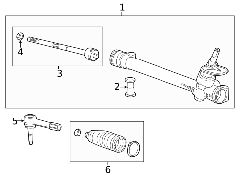 Steering Gear & Linkage for 2023 Chevrolet Bolt EUV #0