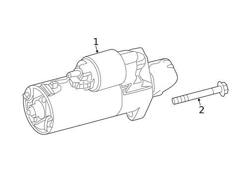 Starter for 2022 Mercedes-Benz Sprinter 1500 #1