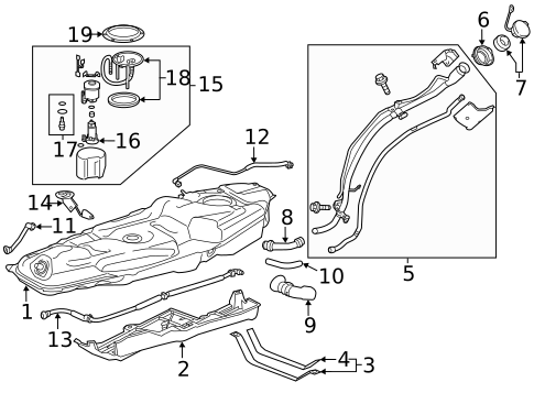 Fuel System Components for 2017 Toyota RAV4 #0