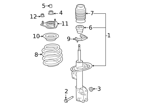 Shocks & Struts for 2019 Ford Mustang #0