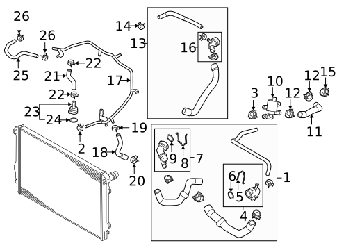 Hoses & Lines for 2018 Volkswagen Golf Alltrack #0