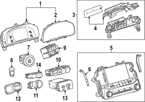 Automatic Temperature Controls for 2023 Lexus LX600 #1