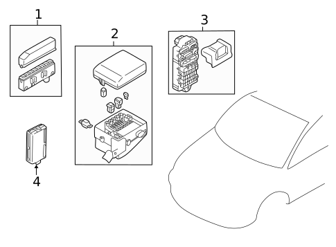Keyless Entry Components for 2004 Mitsubishi Lancer #0