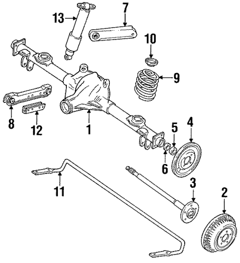 Rear Brakes for 1996 Chevrolet Impala #0