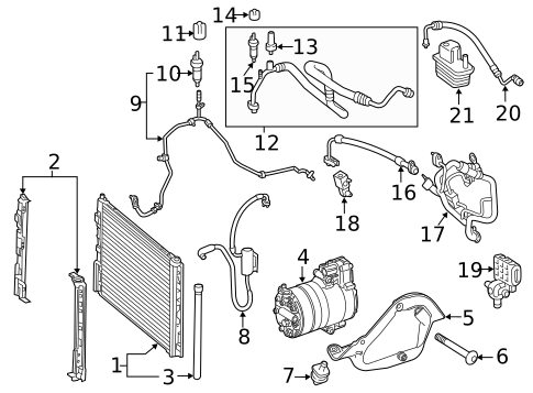 Switches & Sensors for 2016 Mercedes-Benz B 250e #1