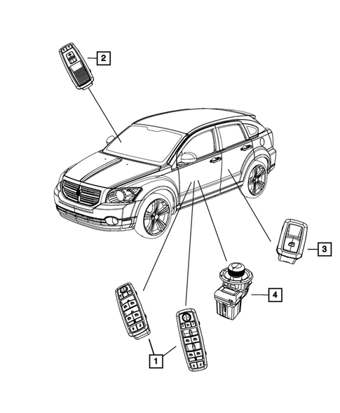 Switches for 2012 Dodge Caliber #2