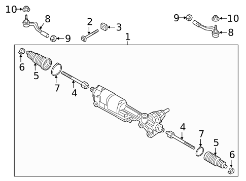 Steering Gear & Linkage for 2022 Audi SQ7 #0