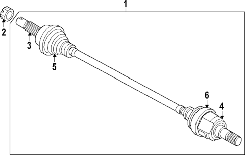 Drive Axles for 2022 Kia K5 #1
