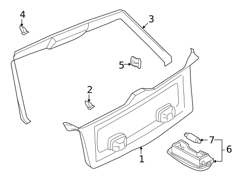 Interior Trim for 2001 Volkswagen Passat #1
