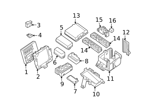 Electrical Components for 2009 Nissan Pathfinder #0