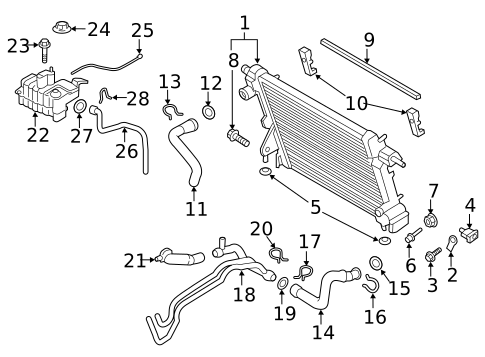 Radiators, Coolers & Related Components for 2017 Ford F-350 Super Duty #0