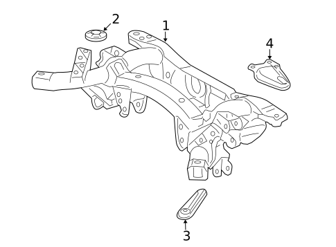 Suspension Mounting for 2018 Toyota RAV4 #0