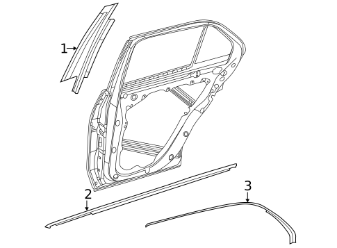 Exterior Trim - Rear Door for 2025 Mercedes-Benz GLE63 AMG S #0