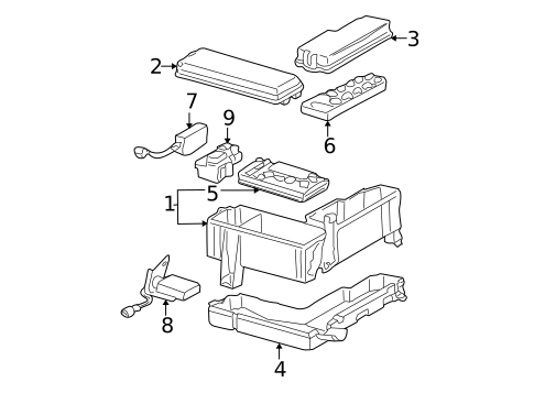 Electrical Components for 2005 Toyota Sequoia #0