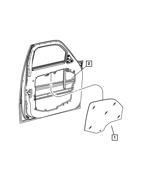 Front Door for 2007 Dodge Nitro #1