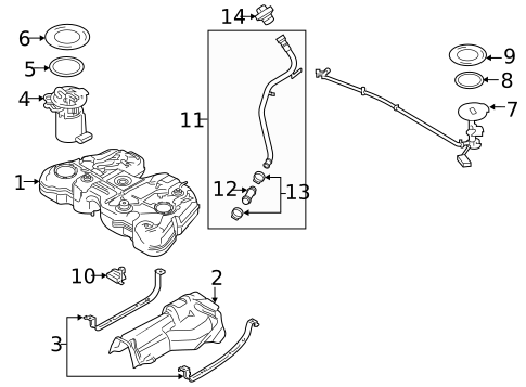 Fuel System Components for 2018 Volvo V60 #0