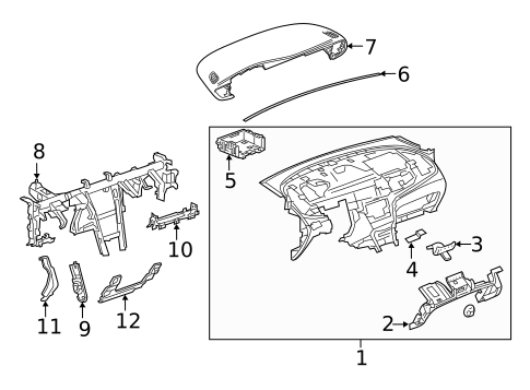 Instrument Panel for 2022 Buick Encore #0
